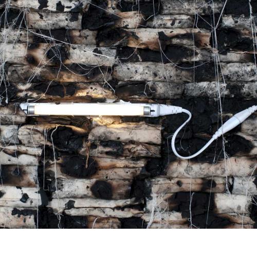 Hanaa Malallah, Illuminated Ruins - Detail